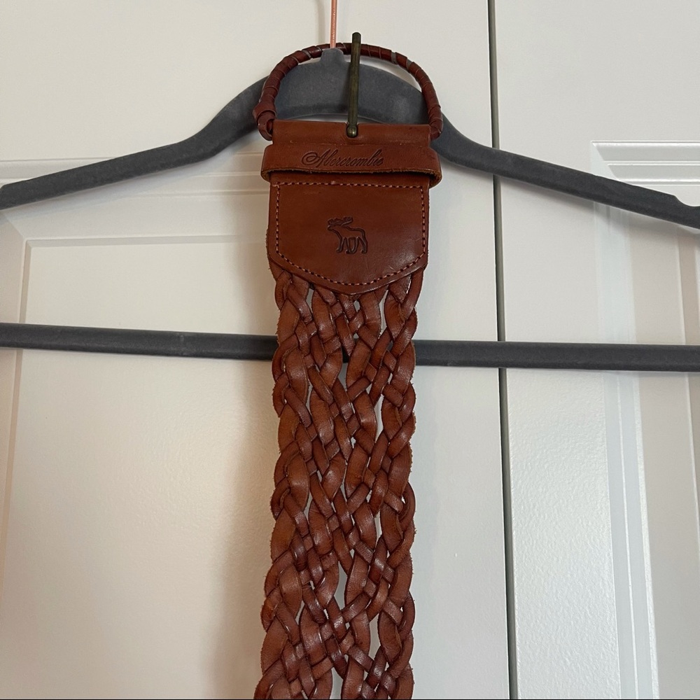 A&F Brown leather belt